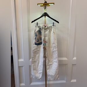 Dr. Collector Teddy Forever $500 hemp organic cotton pants xs Free People womens